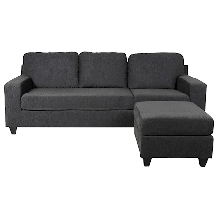 3-Seater Sectional Sofa with Ottoman